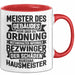 Hausmeister Tasse Geschenk Meister Des Gebäudes Rot Trendation