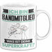 Bandmitglied Tasse Geschenk für Bandmitglied Geburtstag Lustiger Spruch Kaffee-Becher Was Ist Deine Superkraft Weiß Trendation