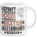 Jazz-Liebhaber Geschenk Lustiger Spruch für Jazz-Liebhaber Geschenkidee Bester Jazz-Liebhaber Der Welt Weiß Trendation