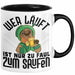 Wandern Tasse Geschenk für Wanderer Männer Geschenkidee Wer Läuft Ist Nur Zu Faul Zum Wandern Berge Wandern Schwarz Trendation
