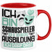 Schauspieler Ausbildung Tasse Geschenk Ich Bin Schauspieler In Der Ausbildung Ich Darf Das Geschenkidee Spruch Rot Trendation