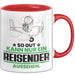 Reisender Geschenk Tasse So Gut Kann Nur Ein Reisender Aussehen Geschenkidee Kaffee-Becher Rot Trendation