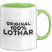 Lothar Tasse Original 100% Lothar Geschenk Grün Trendation