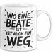 Beate Tasse Geschenk Wo Eine Beate Ist Ist Auch Ein Weg Geschenkidee Becher mit Name Weiß Trendation