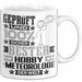 Hobbymeteorologe Geschenk Lustiger Spruch für Hobbymeteorologe Geschenkidee Bester Hobbymeteorologe Der Welt Weiß Trendation