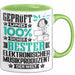 ElektronischerMusikproduzent Geschenk Lustiger Spruch für ElektronischerMusikproduzent Geschenkidee Bester ElektronischerMusikproduzent Der Welt Grün Trendation