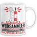 Weinsammler Geschenk Tasse Ich Bin Weinsammler Aber Sag Doch Einfach Superheld Lustige Geschenkdiee für Weinsammler Kaffee-Becher Weiß Trendation