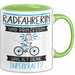 Radfahrerin Und Prinzessin Tasse Geschenk Für Eine Radfahrerin Geburtstag Was Ist Deine Superkraft Grün Trendation