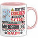 Meeresbiologe Geschenk Tasse Lustiger Spruch Erheben Sie Sich Der Meeresbiologe Betritt den Raum Rosa Trendation