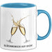 Schüler Abschluss Tasse Geschenk Lustige Geschenkidee Spruch Glückwunsch Auf Dich Blau Trendation