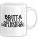Britta Tasse Britta – Die Frau. Der Mythos. Die Legende. Geschenk Weiß Trendation