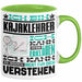 Kajaklehrer Geschenk Kaffee-Tasse Geschenkidee für Kajaklehrer Ich Bin Kajaklehrer Ich Kann Es Dir Erklären Jedoch Nicht Für Dich Verstehen Spruch Lustig Grün Trendation