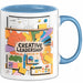 Kreativ Direktor Tasse Geschenk Lustige Geschenkidee Spruch Für Visionäre Führung Blau Trendation