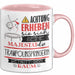 Trampolinspringerin Tasse Geschenk Lustiger Spruch Bitte Erheben Sie Sich Seine Majestät Die Trampolinspringerin Betritt Den Raum Rosa Trendation