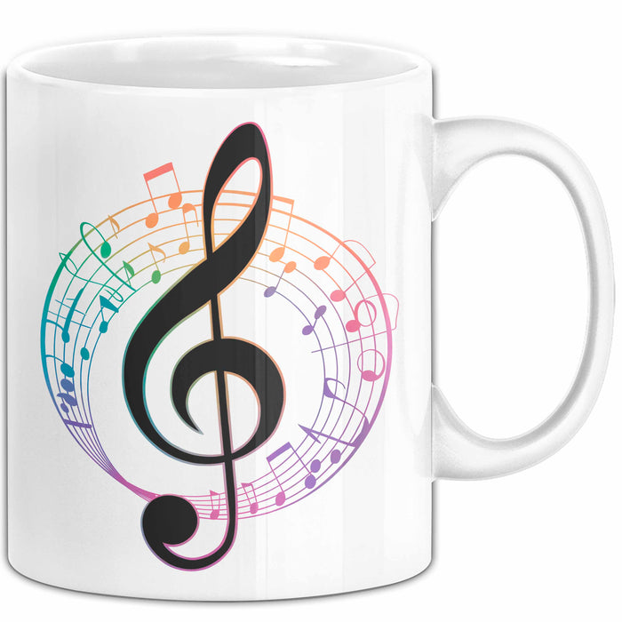 Musikliebhaber Musiker Tasse Geschenk Lustige Geschenkidee Spruch Weiß Trendation