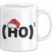 Chemielehrer Unterricht Tasse Geschenk Lustige Geschenkidee Spruch Ho Ho Ho Christmas Santa Weiß Trendation