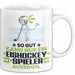 Eishockeyspieler Geschenk Tasse So Gut Kann Nur Ein Eishockeyspieler Aussehen Geschenkidee Kaffee-Becher Weiß Trendation