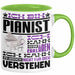 Pianist Geschenk Kaffee-Tasse Geschenkidee für Pianist Ich Bin Pianist Ich Kann Es Dir Erklären Jedoch Nicht Für Dich Verstehen Spruch Lustig Grün Trendation