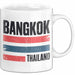 Bangkok Thailand Tasse Geschenk Lustige Geschenkidee Spruch Weiß Trendation