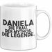 Daniela Tasse Daniela – Die Frau. Der Mythos. Die Legende. Geschenk Weiß Trendation