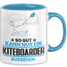 Kiteboarder Geschenk Tasse So Gut Kann Nur Ein Kiteboarder Aussehen Geschenkidee Kaffee-Becher Blau Trendation