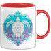 Schildkröte Tierliebhaber Tasse Geschenk Lustige Geschenkidee Spruch Schildkröten Mandala Rot Trendation