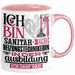 Sanitär- und Heizungstechnikerin Ausbildung Start Geschenk Tasse Ich Bin Sanitär- und Heizungstechnikerin In Der Ausbildung Ich Darf Das Kaffee-Becher Geschenkidee Rosa Trendation