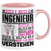 Ingenieur Geschenk Tasse Geschenkidee für Ingenieur Geburtstag Lustiger Spruch Ich Bin Ingenieur Ich Kann Es Dir Erklären Aber Nicht Für Dich Verstehen Rosa Trendation