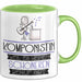 Komponistin Weil Es Keinen Schöneren Beruf Gibt Tasse Geschenk für Eine Komponistin Lustig Grün Trendation