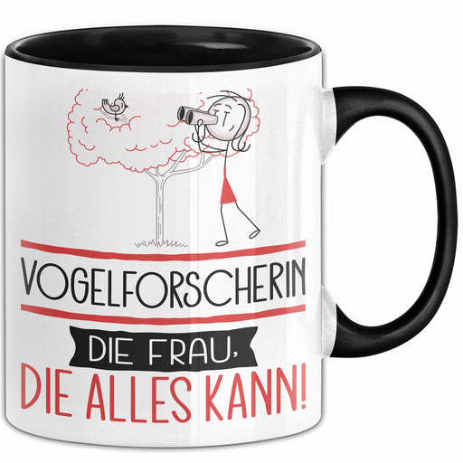 Vogelforscherin Geschenk Tasse Becher Die Frau Die Allen Kann Geschenkidee für eine Vogelforscherin Lustig Trendation