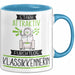 Klassikkennerin Tasse Geschenk Becher Stark Attraktiv Furchtlos Klassikkennerin Lustige Geschenkidee Blau Trendation