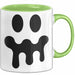 Lächeln Halloween Feier Tasse Geschenk Lustige Geschenkidee Spruch Grün Trendation