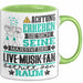 Live-Musik-Fan Geschenk Tasse Lustiger Spruch Erheben Sie Sich Der Live-Musik-Fan Betritt den Raum Grün Trendation