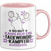 Taekwondo-Kämpfer Geschenk Tasse So Gut Kann Nur Ein Taekwondo-Kämpfer Aussehen Geschenkidee Kaffee-Becher Rosa Trendation