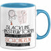 Slackline-Instruktorin Weil Es Keinen Schöneren Beruf Gibt Tasse Geschenk für Eine Slackline-Instruktorin Lustig Blau Trendation
