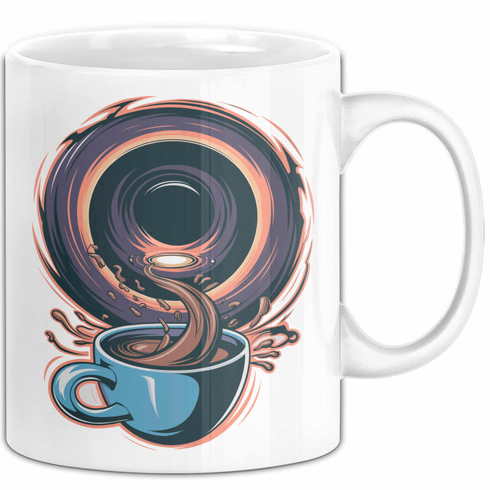 Weltraum Nerd Tasse Geschenkidee für Astronomie Fans Weiß Trendation