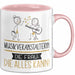 Musikveranstalterin Geschenk Tasse Becher Die Frau Die Allen Kann Geschenkidee für eine Musikveranstalterin Lustig Rosa Trendation