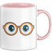 Optiker Tasse Geschenkidee Augenpflege Profi Geschenkidee Lustig Rosa Trendation