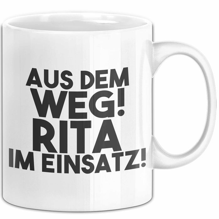 Rita Tasse Aus Dem Weg! Rita Im Einsatz! Geschenk