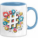 Social Media Manager Tasse Geschenkidee digitale Vermarkter Blau Trendation
