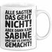 Sabine Tasse Geschenk Alle Sagten Das Geht Nicht Aber Dann Kam Sabine Und Hat Es Einfach Gemacht Geschenkidee Becher mit Name Weiß Trendation