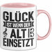 Glück Wenn Alt Einsetzt Chor Chorprobe Singen Sänger Musiker Tasse Rosa Trendation
