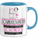 Sounddesignerin Weil Es Keinen Schöneren Beruf Gibt Tasse Geschenk für Eine Sounddesignerin Lustig Blau Trendation