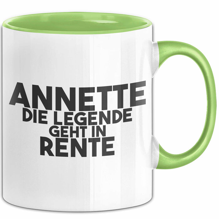 Annette Tasse Annette – Die Legende Geht In Rente Geschenk