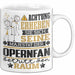 Opernfan Geschenk Tasse Lustiger Spruch Erheben Sie Sich Der Opernfan Betritt den Raum Weiß Trendation