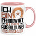 Pferdewirt Ausbildung Tasse Geschenk Ich Bin Pferdewirt In Der Ausbildung Ich Darf Das Geschenkidee Spruch Rosa Trendation