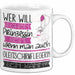 Gleitschirmfliegerin Tasse Geschenk Spruch Wer Will Schon Prinzessin Sein Wenn Man Auch Gleitschirmfliegerin Sein Kann Weiß Trendation