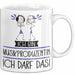 Geschenk für Musikproduzentin Tasse Lustige Geschenkidee Geburtstag Ich Bin Musikproduzentin Ich Darf Das Weiß Trendation