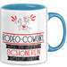 Rodeo-Cowgirl Weil Es Keinen Schöneren Beruf Gibt Tasse Geschenk für Eine Rodeo-Cowgirl Lustig Blau Trendation