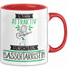 Bassgitarristin Tasse Geschenk Becher Stark Attraktiv Furchtlos Bassgitarristin Lustige Geschenkidee Rot Trendation